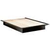South Shore Queen Size Platform Bed - Pure Black
