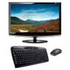 Samsung 2333SW 23-inch LCD Monitor with Logitech Wireless Desktop MK 300 Keyboard and Mouse Bundle