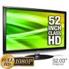 Sharp LCC5277R 52" Class LCD HDTV - 1080p, 1920x1080, 120Hz, 16:9, 4ms, 5x HDMI,(Refurbished)