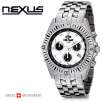 Nexus NEXD5746-18A Sports Collection Swiss Chronograph Tachymeter Dial 100M Mens Watch