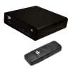 Patriot PCMPBO25 Box Office All-in-One Media Player and PCBOWAV2-G Wireless USB Adapter Bundle