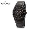 Skagen Denmark 596XLTMXB Titanium Collection Solid Black Mens Watch
