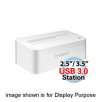 INEO I-NA317U+ USB 3.0 ABS Plastic Docking Station White Retail