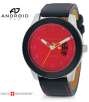 Android AD467BR Redline Collection Swiss Movement Black IP Leather Strap 100M Mens Watch