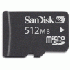SanDisk 512MB microSD TransFlash Flash Memory Card - FREE