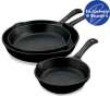 Kitchen Corner 3 Pack Cast Iron Skillets