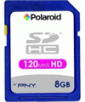 Polaroid 8GB Class 4 SDHC Memory Card