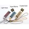 USB 2GB Flash Drive with Swarvoski Crystals