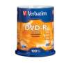 Verbatim DVD-R/+R 16X 4.7GB/120Min, 100/pk Spindle - In-store Only