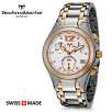 TechnoMarine TMNCGW05M 18K Gold & Stainless Steel Sapphire Crystal 100M Mens Watch
