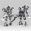 27 Pieces Magic DIY Assembled Robot Bricks