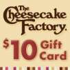 My Coke Rewards: $10 Cheesecake Factory Gift Card for 280 points