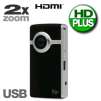 Flip UltraHD Pocket Digital Camcorder - 120 Minute Video Capture, 8GB HDD, 2.0 LCD, Black, Refurbished