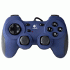 Logitech Dual Action USB 12-Button Gamepad w/Programmable Buttons (Navy/Black) - Customize Your Game Play!