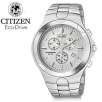 Citizen Eco-Drive AT0930-53A Corso Collection Chronograph Movement Stainless Steel 100M Mens Watch