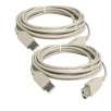 2 Units 6 feet USB 2.0 extension cable a (male) to a (female)