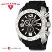 Swiss Legend SL-20067-01 Commander Collection Swiss Chronograph Movement Stainless Steel Rubber Strap 200M Mens Watch
