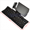 Universal Folding Wireless Bluetooth Keyboard with Phone Rack for iPad/iPhone/PC/Laptop