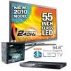 Samsung 3D HD 55" Series 8 1080p UN55C8000 HDTV + Free 3D Blu-Ray Player + 3D Starter Kit