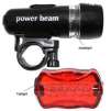 5 LED Bicycle Bike Head Light Torch + Tail Rear Lamp