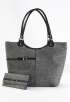 Jessica London Herringbone Tote