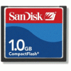 SanDisk 1GB CompactFlash Flash Memory Card