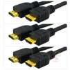 3 Pack - HDMI Cable 1.3b / 10.2Gbps M/M, 6 FT / 1.8 M, Black