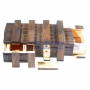 Tricky Opening Magic Wooden Box with Extra Secure Secret Drawer