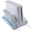 Charging and Docking Station w/ 2 Rechargeable Battery for Nintendo Wii