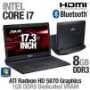 ASUS G73JH-X3 17.3" Laptop: Core i7-720QM 1.6GHz, 8GB RAM, 640GB HDD, Windows 7 Premium