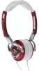 SkullCandy SC-LOW Lowrider DJ-Style Headphones - Red