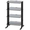OmniMount EA4B 4 Shelf Audio Stand - Black