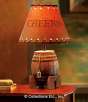 Novelty Beer Barrel Desk and Table Lamp
