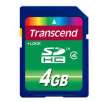 Transcend TS4GSDHC4 4GB SDHC Flash Card, Class 4
