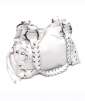 Journee White Double Strap Shoulder Handbag