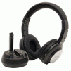 Wireless Earcup Stereo Headphones w/Transmitter Base Station (Black/Silver)