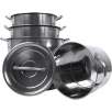 8-Piece Stainless Stockpot Set
