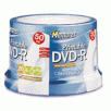 Memorex 16x Printable DVD-R Media, 120 Minute / 4.7GB, Spindle, 50 Pack