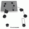 32" - 55" Plasma/LCD TV Picture-Style Wall Mount (Black) - Hang Your TV On The Wall Like A Photo Frame!