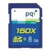 PQI 8GB SDHC Class10 150X flash memory card