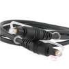 Digital Optical Audio TosLink Cable - Molded - M/M, 3 FT / 1 M, Black