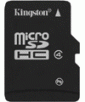 8GB microSDHC (Class 4) High Capacity micro Secure Digital Card Kingston SDC4/8GB