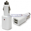 Dual USB Car Charger for Apple iPhone /iPhone 3G/iPhone 3GS /iPhone 4, Frosted White