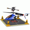 Odyssey Quantum 300 Infrared Remote Control Tri-Band Indoor Mini Helicopter - Channel A (Blue)