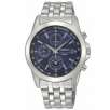 Seiko SNDC07 Stainless Steel Chronograph Blue Dial