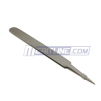 Silver Tone Pointed Tip Straight Stainless Steel Tweezers