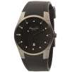 Kenneth Cole KC1557 Mens Watch Black Stainless Steel Case Rubber Strap Date
