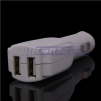 Dual USB Car Charger with Red LED Indicator for iPhone Cell Phone / PDA / Mp3 / Mp4