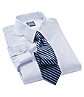 Stays Cool Wrinkle-Free Point Collar Fine-Line Dress Shirts