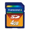 Transcend 4GB Secure Digital (SD) Flash Card - TS4GSDC